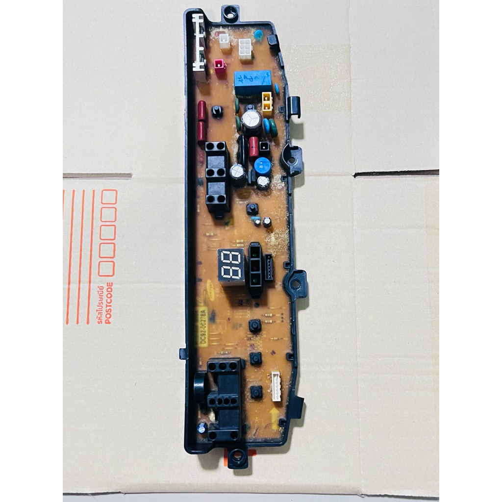 บอร์ดเครื่องซักผ้าSamsung ใช้กับรุ่น WA85G5 WA11V5JEC/XST พาร์ท DC92-00278มือสองผ่านซ่อมใช้งานได้ปกต