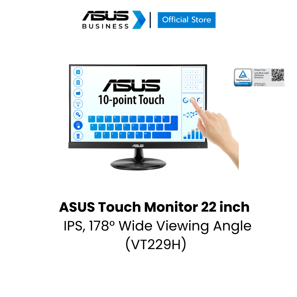 ASUS VT229H Touch Monitor - 22 inch (21.5 inch viewable) FHD (1920x1080)