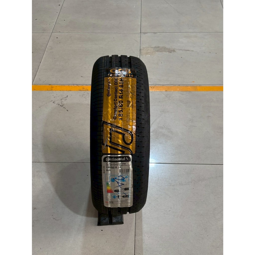 185/60R14 CONTINENTAL ComfortContact CC6 ยางใหม่ปีเก่า ยางปี 22 สัปดาห์ที่ 24