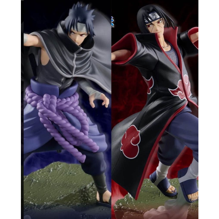 BANPRESTO NARUTO SIPPUDEN Combination Battle Figure Uchiha Sasuke and Uchiha Itachi set Direct from 