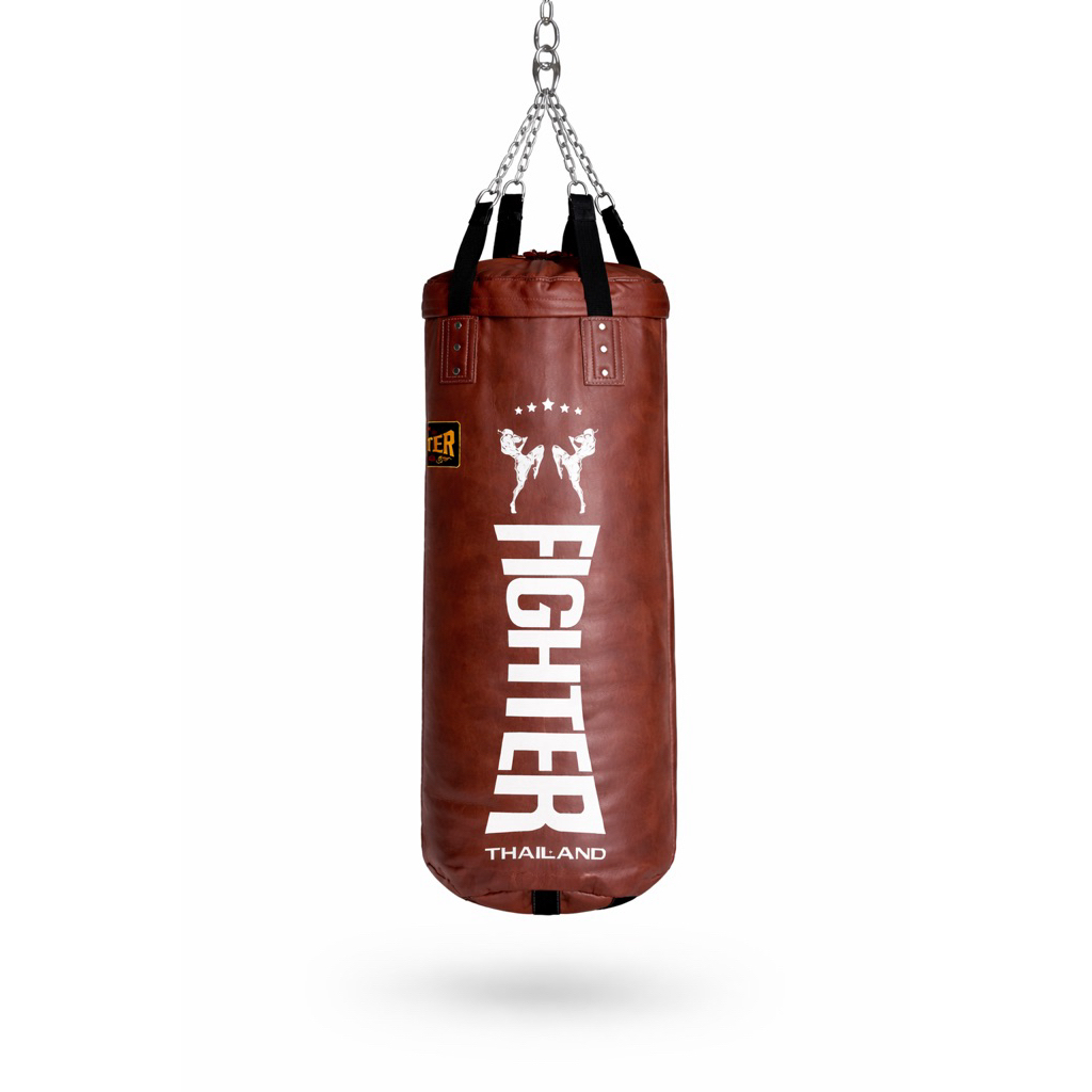กระสอบทรายหนังเเท้เต็มใบสีน้ำตาล Heavy Bag Sand bag (ไม่ยัดกระสอบ)