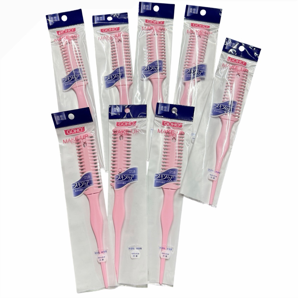 หวีซอยผม​ หวีสไลด์ผม​ 2 ใบมีด (หน้ากว้าง 3 ซม.) คละทรงด้าม