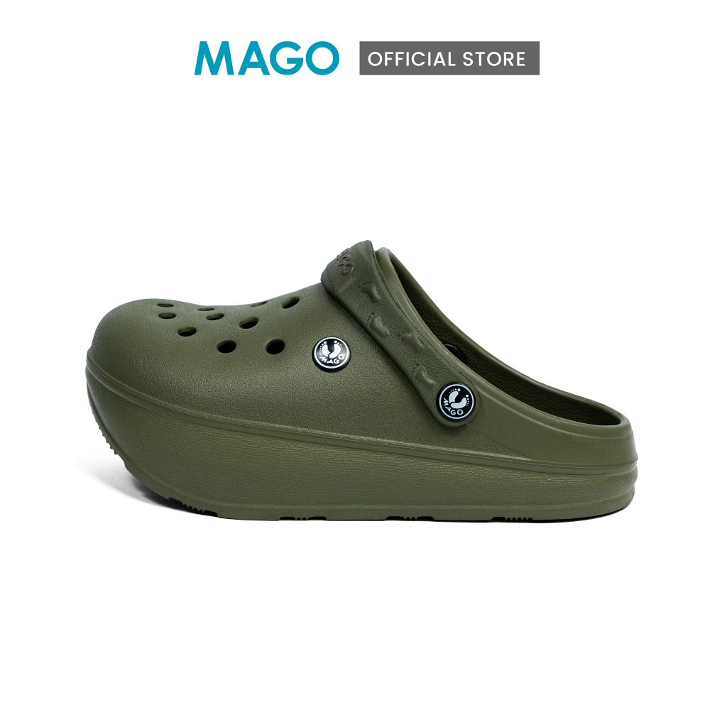 MAGO FOOTWEAR " BAMBO " ( Olive ) รองเท้าสุขภาพ