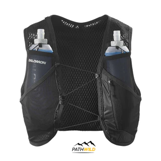 SALOMON ACTIVE SKIN 4 SET เป้น้ำสำหรับวิ่งเทรล ความจุ 4 ลิตร เน้นสบาย คล่องตัว น้ำหนักเบา ระบายอากาศดี แห้งเร็ว