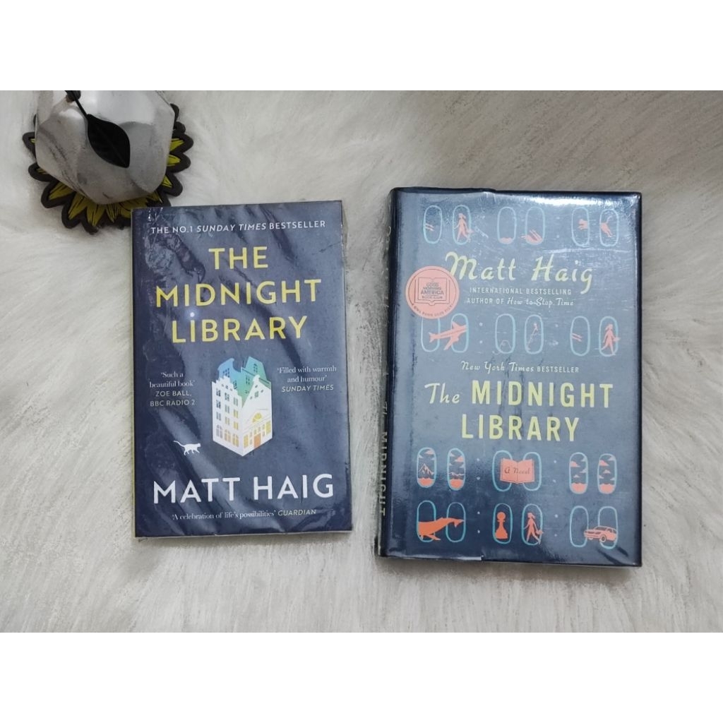 หนังสือ "The Midnight Library" • Matt Haig • English Edition