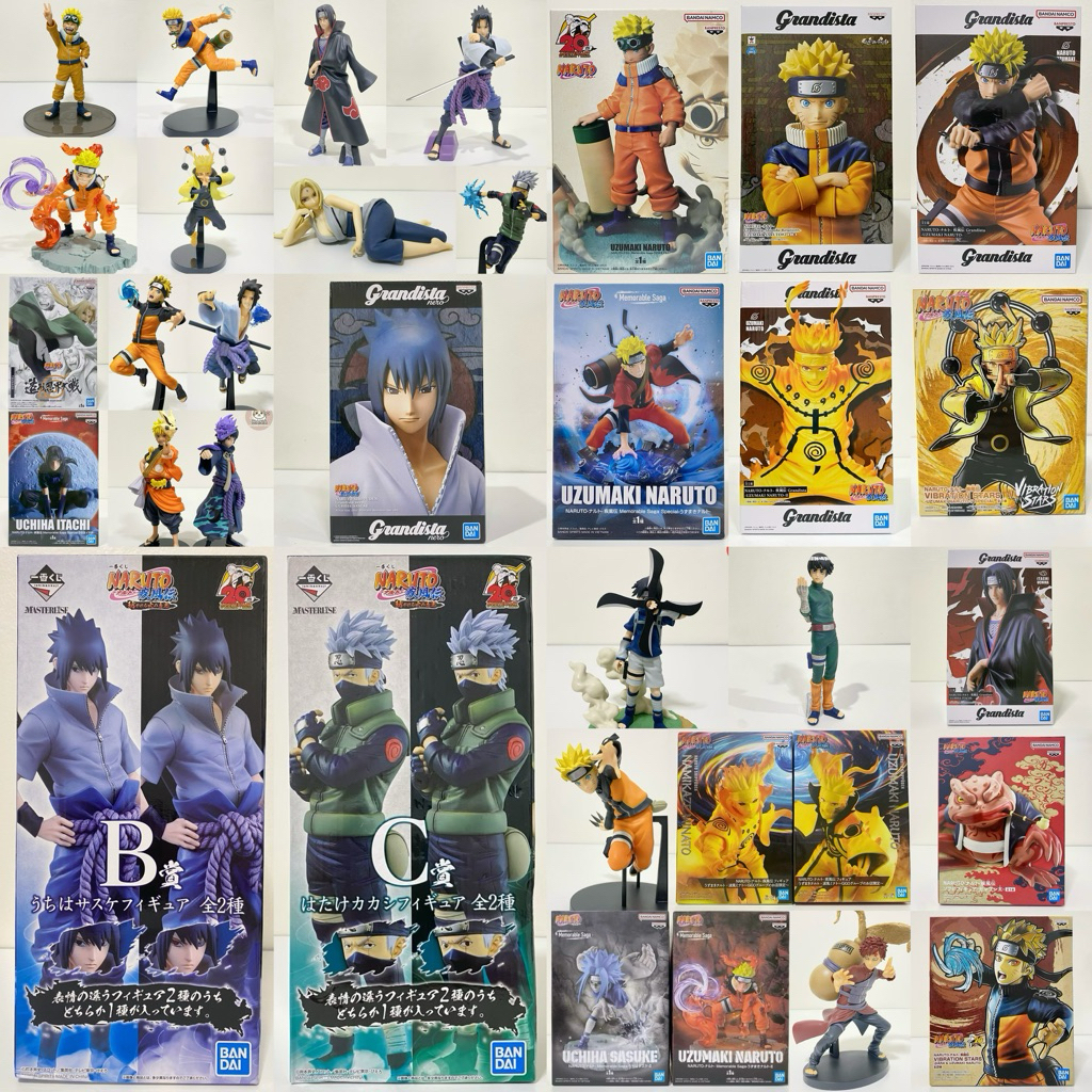 [พร้อมส่ง/มือ1-2/ของแท้] รวมฟิกเกอร์ นารูโตะ - Naruto / Sasuke / Kakashi / Gaara / Tsunade / Itachi