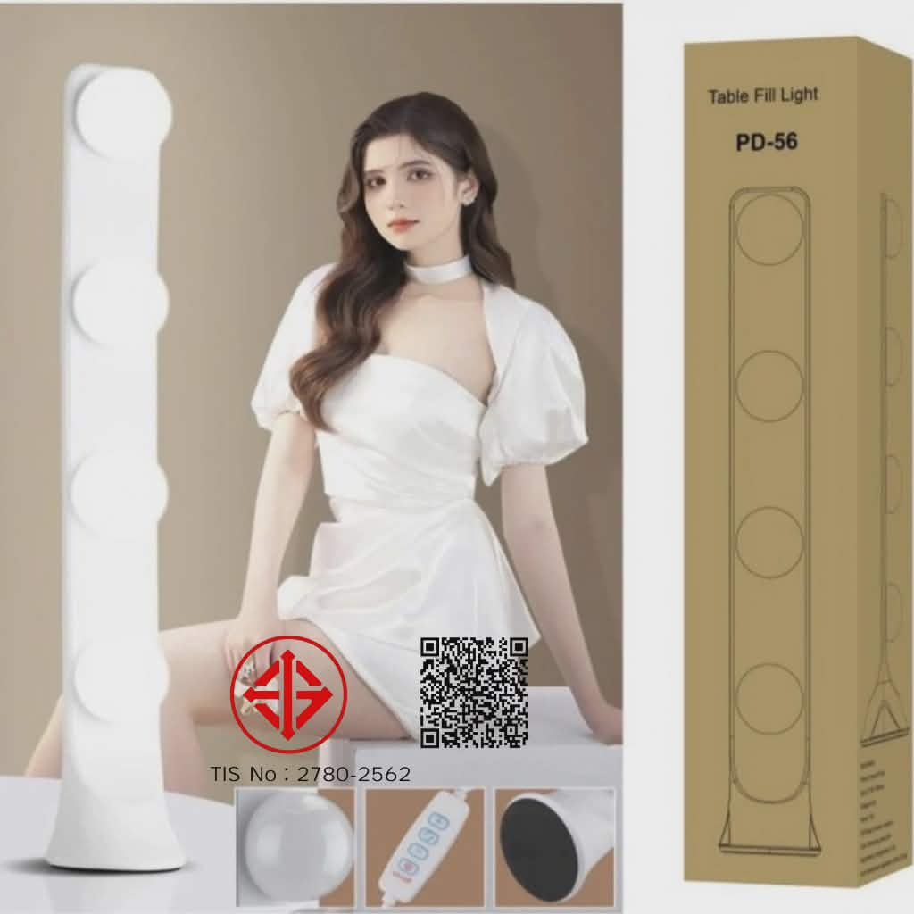 ไฟแท่ง ไฟต่อเนื่องLED PD-56 ปรับแสง/สีได้ ใช้USBเสียบต่อพกพา ใช้งานง่าย