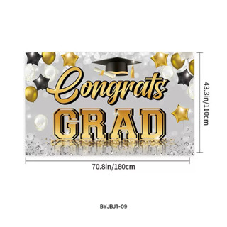 ป้ายผ้ารับปริญญา ป้ายcongratulations รับปริญญา บัณฑิตน้อย ป้…