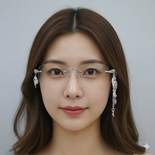 ✨พร้อมส่งจากไทย✨1ชิ้น ชาร์มตกแต่งขาแว่น จี้ห้อยตกแต่งขาแว่นเพิ่มความแกรม glasses charm