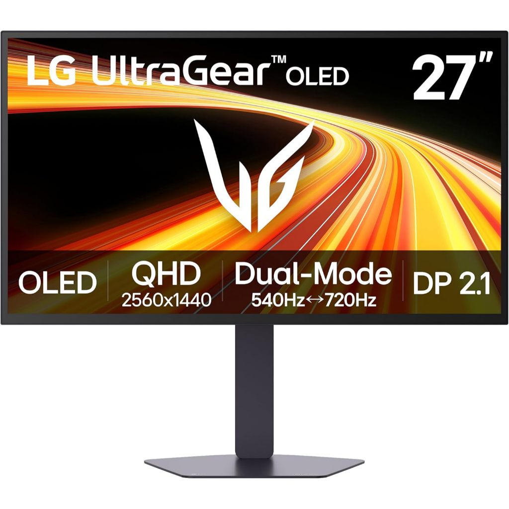 LG UltraGear™ 27" 27GX790B-B 4th Gen RGB Tandem OLED Dual Mode QHD 540Hz or HD 720Hz, 0.02ms, DP2.1,