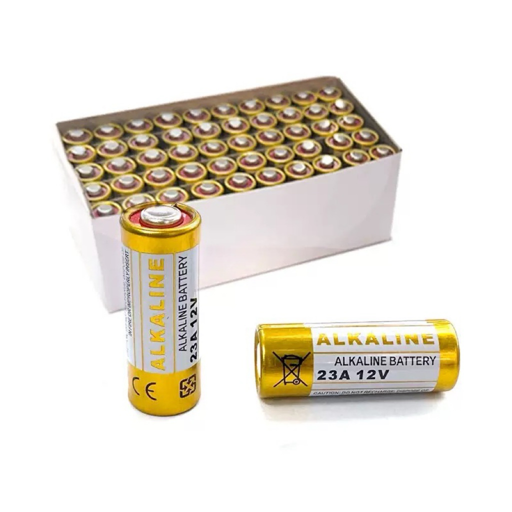 แบตเตอรี่ 2  3 A 12V เป็นถ่านอัลคาไลน์ขนาดเล็กที่มีกำลังไฟสูงถึง 12 โวลต์（1ก้อน)
