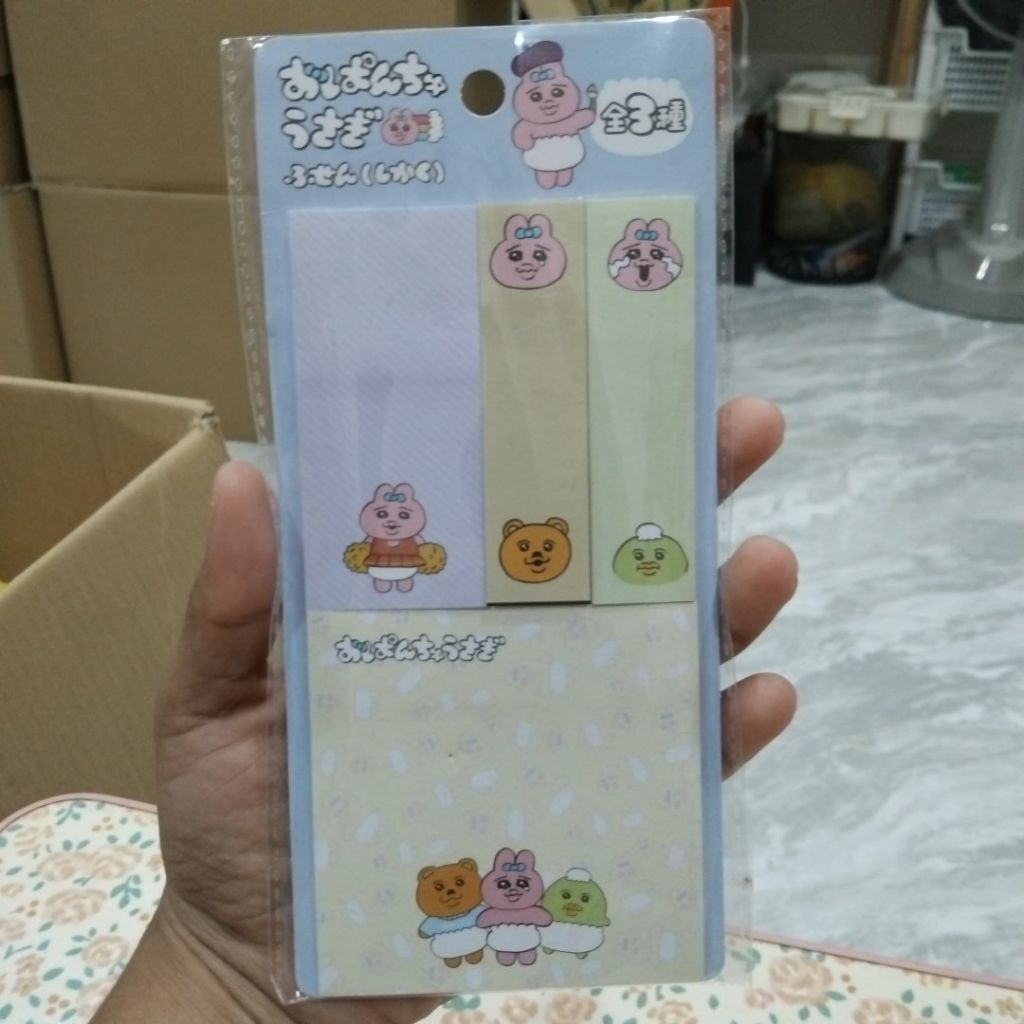 ชุดกระดาษโน้ตโพสต์อิทลาย Opanchu Usagi
