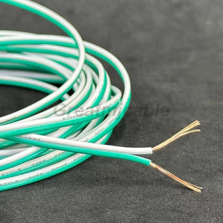 สายไฟคู่DC 12V 24V (ราคาต่อ1เมตร) ทองแดงแท้ ขนาด24AWG อย่างดี เลือกสีได้