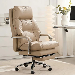 F&Gเก้าอี้ เก้าอี้ทำงาน เก้าอี้คอม ergonomic หมุนได้360° นั่งนานไม่เมื่อย เบาะนั่งหนา ทำความสะอาดง่าย
