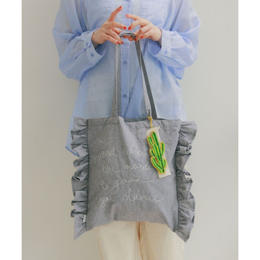 niko and ... กระเป๋าโท้ต Original flower motif drawstring shoulder bag