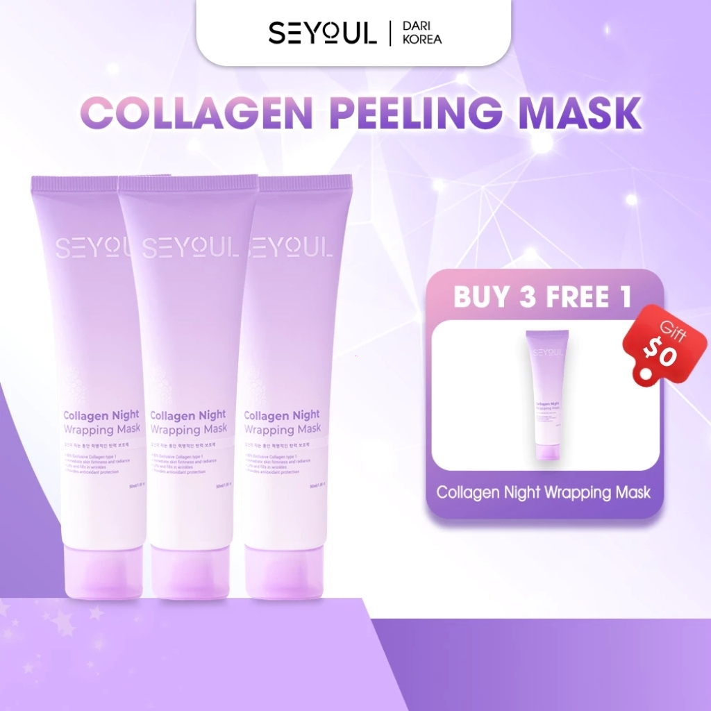 🎁SEYOUL🔥 มาสก์ผลัดเซลล์ผิวคอลลาเจน ให้คอลลาเจน ชะลอการเกิดริ้วรอย ลดเลือนริ้วรอยและรูขุมขน ขนาด 50ml