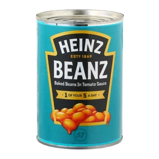 Heinz Baked Beans ไฮนซ์ เบคบีน ถั่วอบในซอสมะเขือเทศ ขนาด 415g.(กรัม) BBE: 22/01/2027