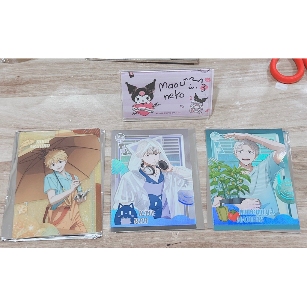 (พร้อมส่ง) WIND BREAKER Sunny Rain acrylic/illust card nirei umemiya kaji