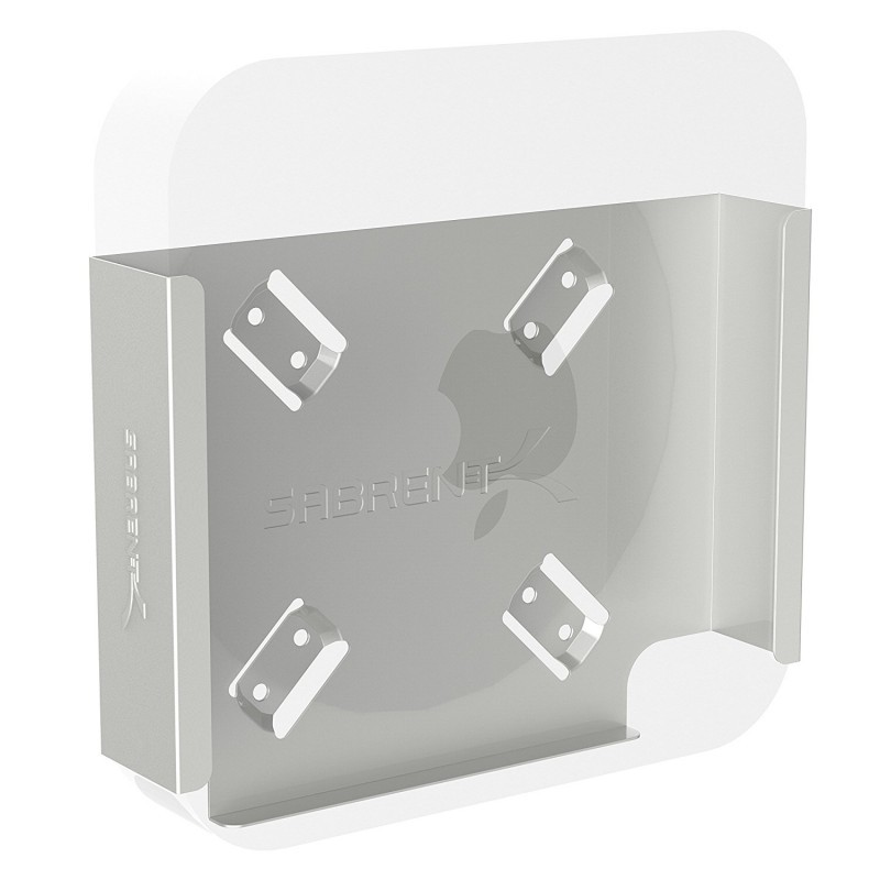 Sabrent Mac mini ขาแขวนและฐานยึด Mac mini แบบอเนกประสงค์ VESA / Wall / Under Desk Mount สี Silver