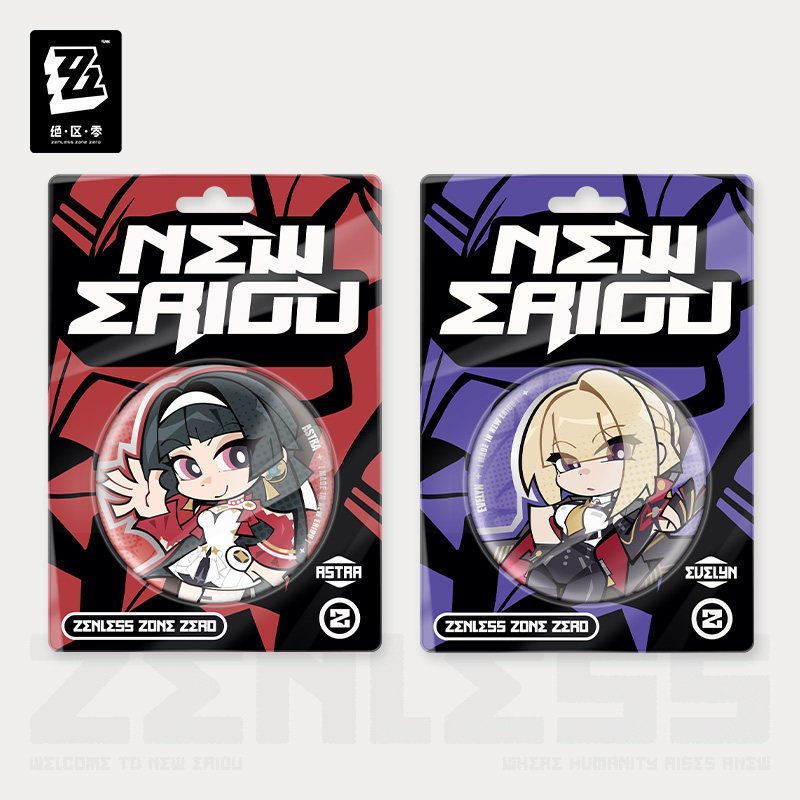 [ พร้อมส่ง / Official ] Zenless Zone Zero Q version Badge - Stars of Lyra ZZZ เข็มกลัด ตัวละคร Chibi