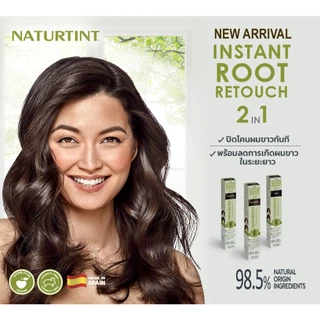 Naturtint เนเจอร์ทิ้น์ อิ๊นสแตนท์ รูท รีทัช 2 อิน 1 มาสคาร่าปิดผมขาวเฉพาะจุด Instant Root Retouch 2 IN 1 (10 ml)