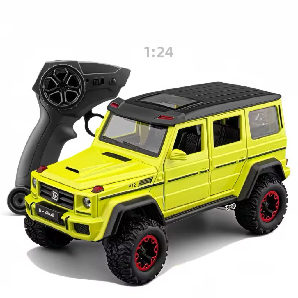 รถMercedes Benz g500 บังคับวิทยุRC(บอดี้เหล็กอัลลอย)สเกล1:24รีโมท2.4GHz 2WDมีไฟใช้แบตเตอรี่รายละเอียดสวยอุปกรณ์พร้อมเล่น