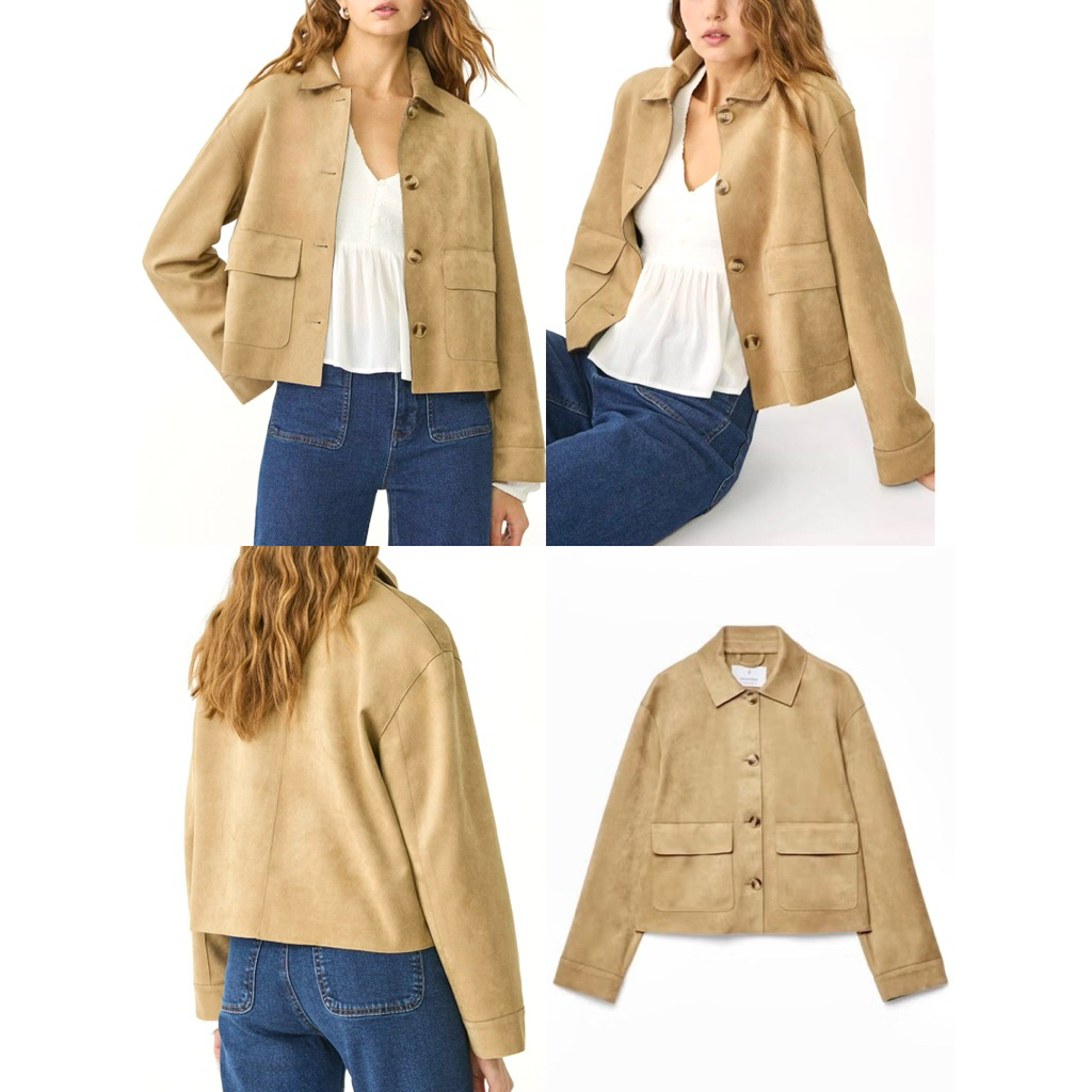 Stradi Faux Suede Jacket