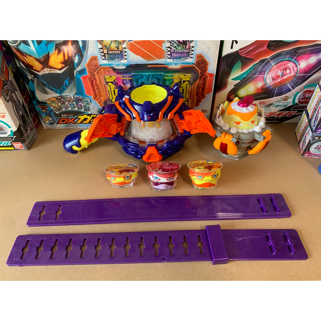 * Bandai แท้ * DX เข็มขัด ไรเดอร์ Vrastum Gear & Dopudding / Frappe Gochizo Kamen Rider Gavv มาสไรเด