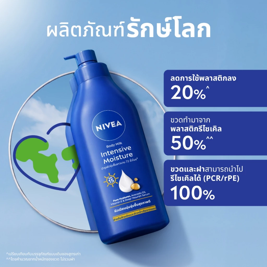 นีเวีย บอดี้ มิลค์ อินเทนซีฟ มอยส์เจอร์ เอสพีเอฟ15 500 มล. 2 ชิ้น NIVEA thumbnail 8