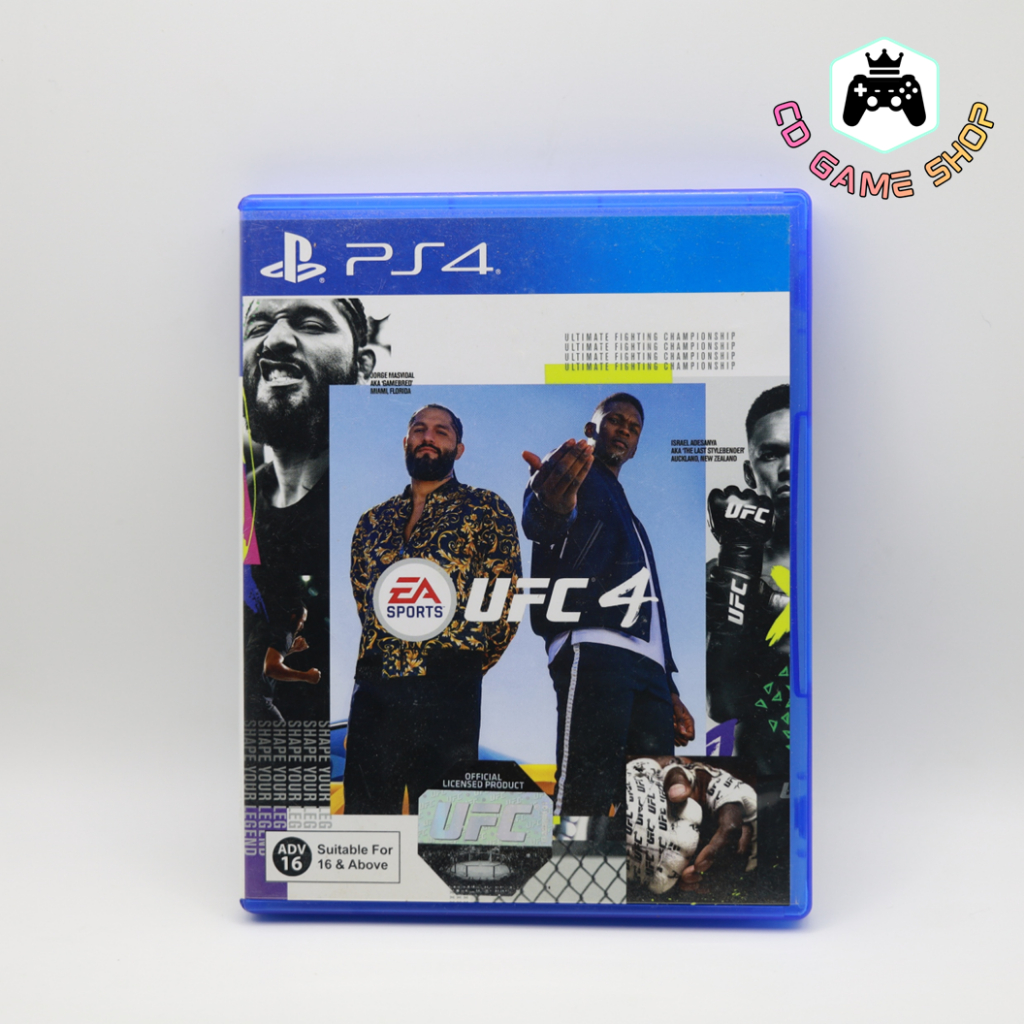 แผ่นเกมส์ PS4 UFC4 (มือ 2) พร้อมส่ง