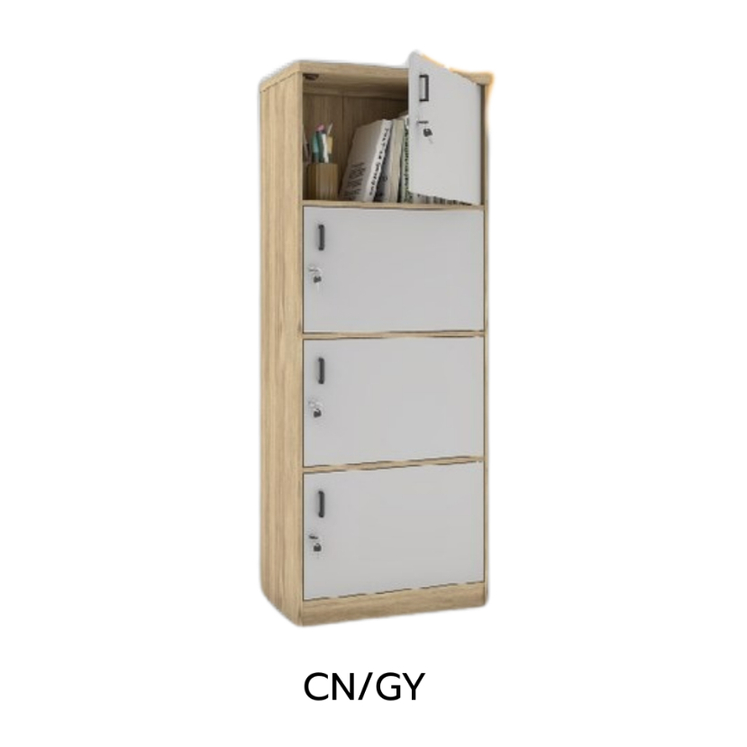 ตู้ล็อคเกอร์ 4 ชั้น กว้าง 60 เซน Locker รุ่น WM308A