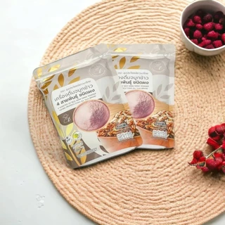 จมูกข้าวกล้อง 4 สายพันธุ์ แบบผง หอม อร่อย | ไรซ์เบอร์รี่ + กข.43 + หอมมะลิแดง + หอมมะลิดำ | อุดมแอนโทไซยานิน ขนาด 500 g