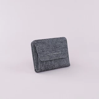 [มีส่งทันที] Caseharden Brooklyn Wallet กระเป๋าสตางค์ใบกลาง มีช่องใส่เหรียญใหญ่ ผ้ายีนส์ และหนังกันรอย