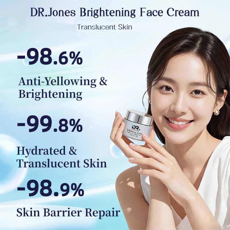 ครีมขาวหน้าไวท์เทนนิ่ง DRJones Whitening cream ฮิตในไทย ลดฝ้า รอยดำ สว่างกระจ่างใส เร่งด่วน 7วัน - รูปที่ 2
