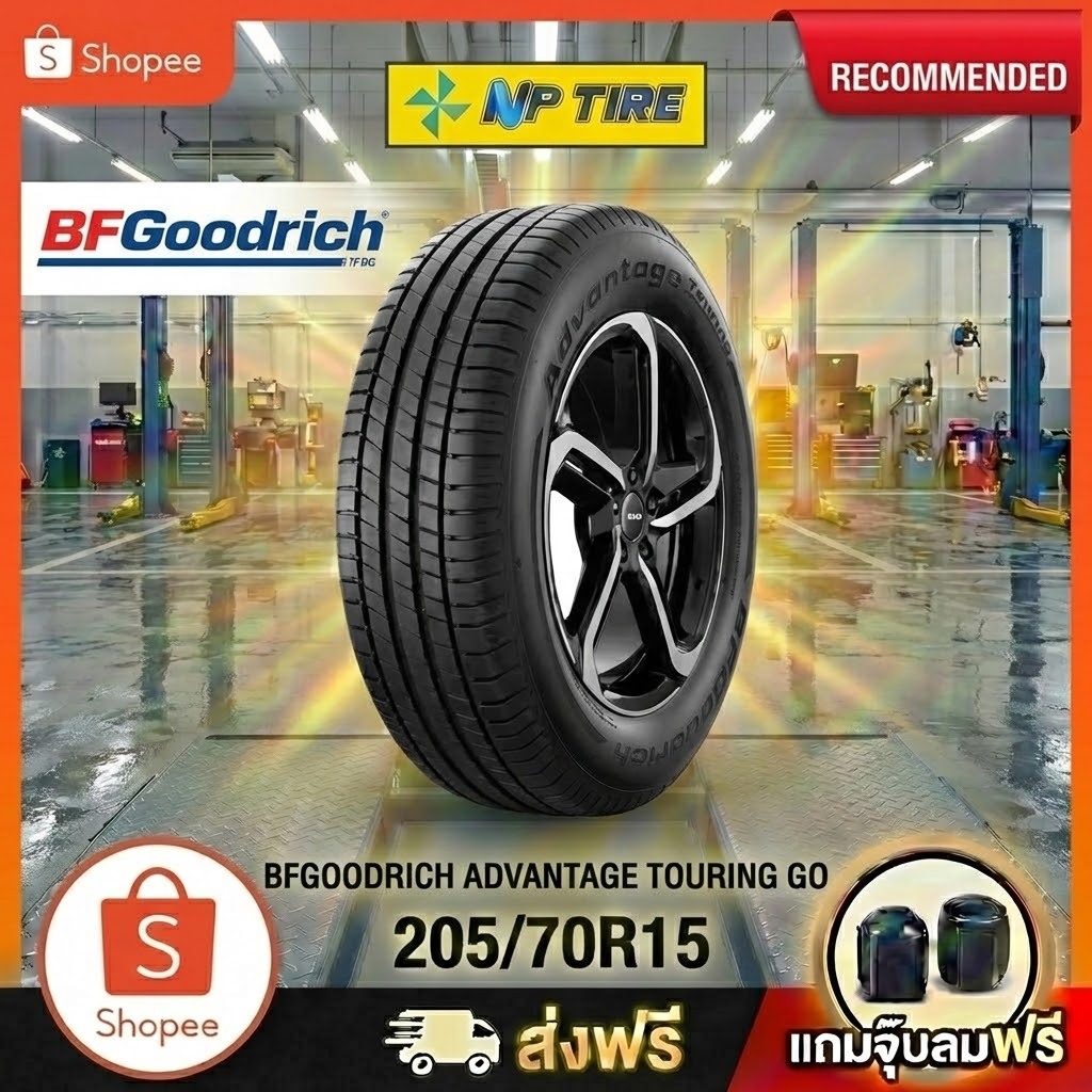 ยาง 205/70R15 BFGOODRICH ADVANTAGE TOURING GO  ราคาต่อเส้น  ปี 2025