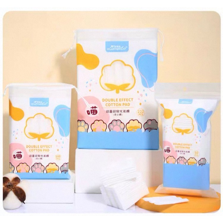 COTTON-LMLTOP🌼 สำลีแผ่น เช็ดหน้า Facial Cotton สำลีเช็ดหน้า ผลิตจากฝ้ายธรรมชาติบริสุทธิ์ นุ่มและปลอดภัยต่อผิว🌼