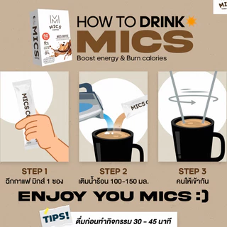 สูตรใหม่! MICS Coffee - 3 กล่อง ( 0% น้ำตาล แคลต่ำลง )