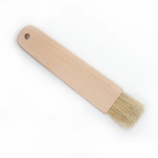 แปรงปัดเตาอบ / เตาวาฟเฟิล ด้ามไม้แท้ ขนสัตว์แท้ | Cleaning Brush สำหรับร้านเบเกอรี่ คาเฟ่ ใช้งานมืออาชีพ