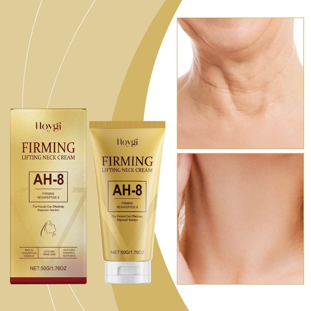 Hoygi ครีมลูกกลิ้งคอ AH-8 ครีมทาคอเป็นเส้น Roller ลูกกลิ้ง ครีม บำรุง ครีมทาคอขาว คอหงส์ บำรุงผิวคอใ