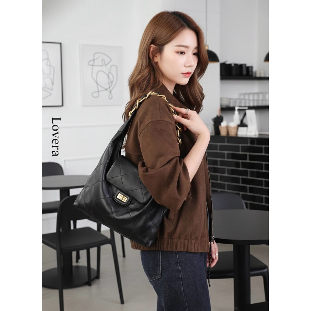Lovera Verona 32cm กระเป๋าหนังแกะ แบรนด์Lovera