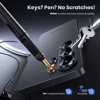 NEW WSKEN for Samsung S26 Ultra ตัวป้องกันเลนส์กล้อง 9H ฟิล์มกระจก โลหะผสมอลูมิเนียม ฟิล์มกล้อง Ring Ultra-HD กล้องหลัง