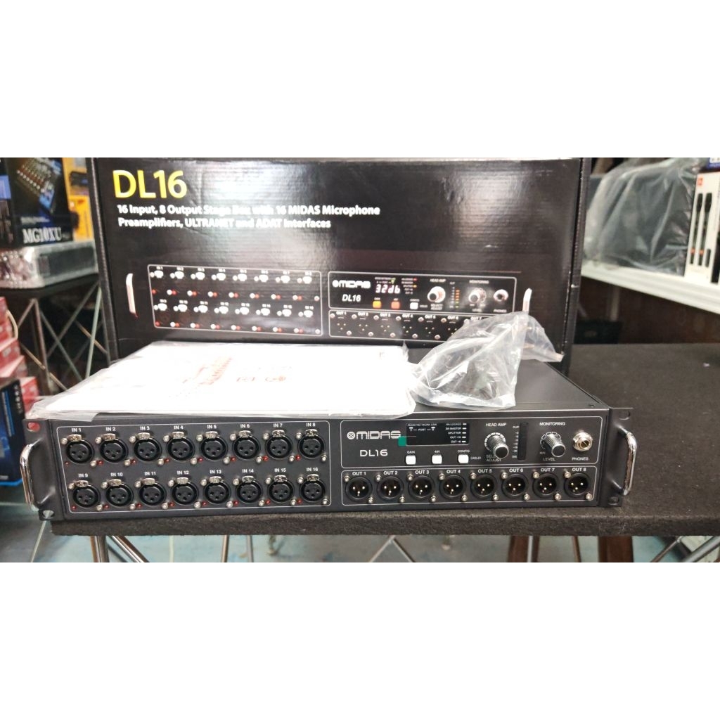 Midas DL16 สเตจบ๊อกซ์ 16 in/ 8 outของเเท้​ 100%