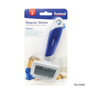 Kanimal Slicker Brush แปรงสลิคเกอร์ หวีขนสุนัข แปรงแมว หวีสางขน (มีหมุด) มีให้เลือก 3 ขนาด