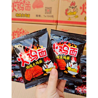 มาม่าจิ๋วทานเล่นรสไก่เผ็ดเกาหลี ยกลัง 100ห่อ ห่อละ 17 กรัม