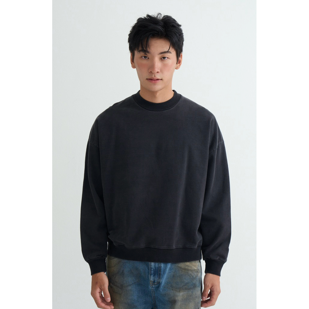 Hiptrack™ Sweatshirt เสื้อสเวตเตอร์ ทรงโอเวอร์ไซส์ สีเฟด