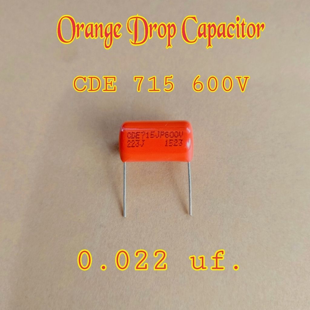 Guitar 1 Pcs Orange drop capacitor 0.022uf. CDE715P 600V