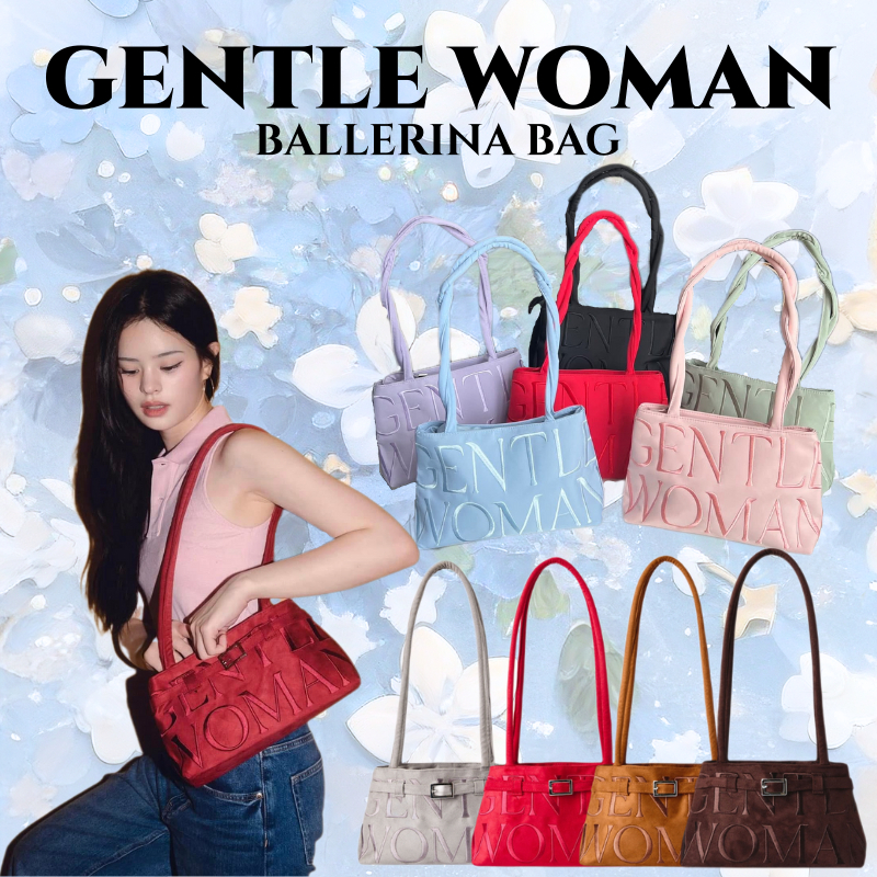กระเป๋า GENTLEWOMAN กระเป๋านักบัลเล่ย์ Ballerina Bag กระเป๋าสะพายไหล่ Shoulder Bag เอาท์เล็ท ของแท้