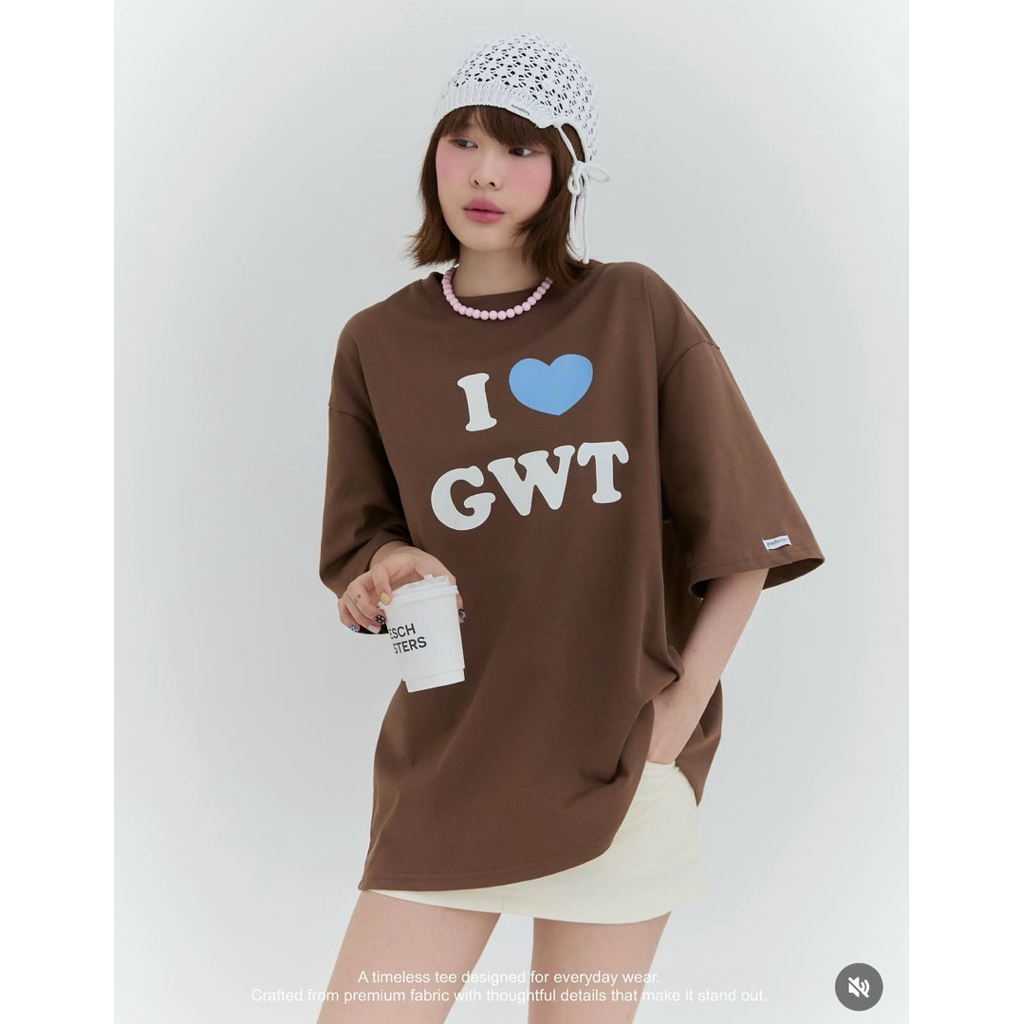 🤎 เสื้อ GWT Oversize (Used once like new)
