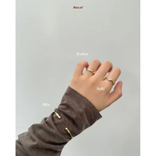 Esther Ring (Silver/Gold) | Aria.co