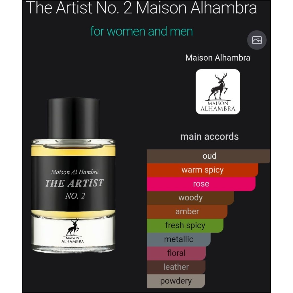 Maison Alhambra Kismet MAGIC, Karat, Oasis, The Artist, Crafted Oud, Regale, Berlinetta, Montaigne Vanille 2ml 5ml 10ml - รูปที่ 3